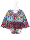 CAMILLA ABSTRACT-PRINT TUTU ROMPER