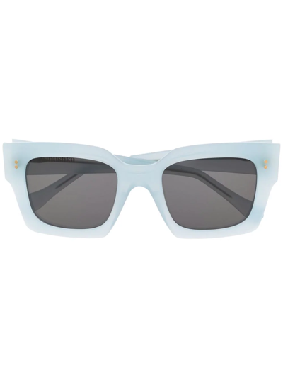 Nanushka Polished Square-frame Sunglasses In Blue