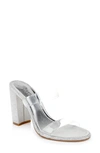Jewel Badgley Mischka Lucero Sandal In Clear