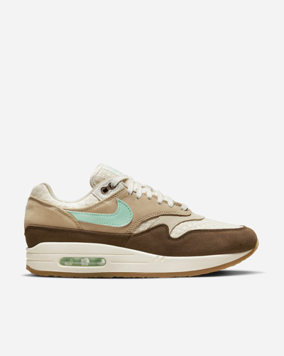 Nike Air Max 1 Suede, Leather And Hemp Sneakers In Brown