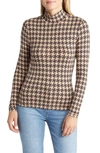 Sanctuary Slinky Mock Turtleneck Top In Java Hound