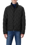 BUGATCHI BUGATCHI QUILTED BOMBER JACKET