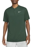 Nike Court Dri-fit Tennis Polo In Pro Green/ White
