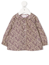 BONPOINT ALL-OVER FLORAL PRINT BLOUSE