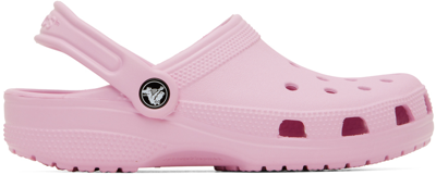Crocs Pink Classic Clogs In Ballerina Pink