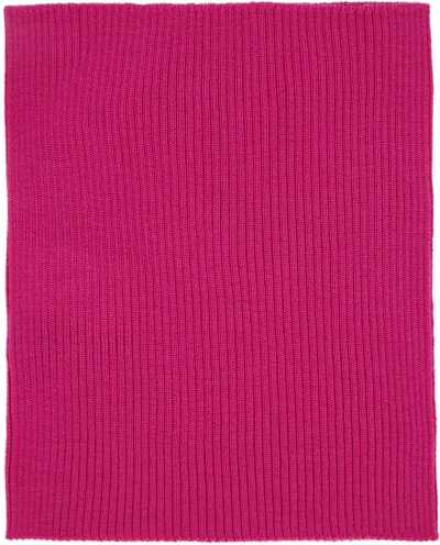 Yohji Yamamoto Pink Rib Neck Warmer In 2 Pink