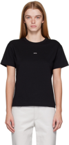 Apc A.p.c. Logo Printed Crewneck T In Black