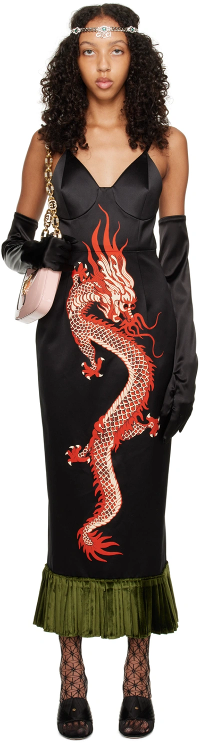 red and black gucci dress Gucci Dress Black with red RJC3200