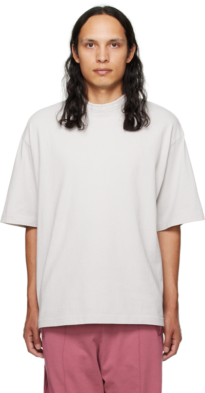 Acne Studios Off-white Tape T-shirt In Aeh Cold White