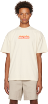 Palm Angels Burning Logo-print Cotton T-shirt In White