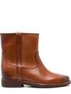 ISABEL MARANT SUSEE BROWN LLEATHER ANKLE BOOTS