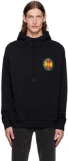 Marcelo Burlon County Of Milan County Park-patch Hoodie In Black