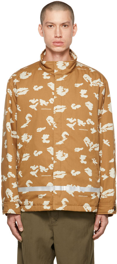 Undercover Blouson Style Jacket In Beige Base
