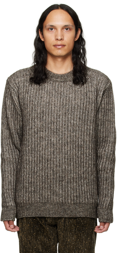 Sunflower Brown Field Sweater In Grey