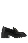 Tod's Shiny Leather Logo Buckle Chunky Loafers