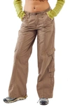 Bdg Urban Outfitters Y2k Low Rise Cargo Pants In Khaki
