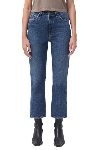 Agolde Pinch Waist Straight Fit Jeans In Placebo