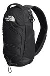 The North Face Borealis Water Repellent Sling Backpack In Tnf Black/ Tnf White
