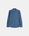 Aspesi Pocket Detail Denim Shirt In Denim