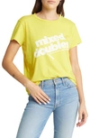 Mother The Boxy Goodie Goodie Mixed Doubles Tee Shirt In Green
