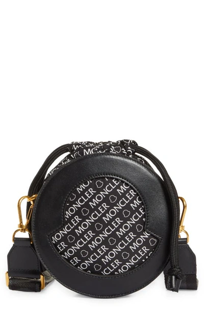 Moncler Groupie Logo-print Crossbody Bag In Black