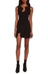 Amanda Uprichard Puzzle Minidress In Black