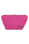 Kusshi Vacationer Makeup Bag In Hot Pink/ Teal