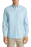 Alton Lane Howard Supima® Cotton Blend Oxford Button-down Shirt In Blue