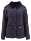 Barbour Summer Liddesdale Quilted Jacket In Blue