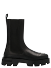 Misbhv Black Leather2 Ridged-sole Boots In Black