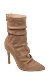 Journee Collection Markie Womens Stiletto Mid-calf Boots In Tan