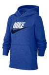 Nike Kids' Sportswear Club Fleece Hoodie In Game Royal/ Heather