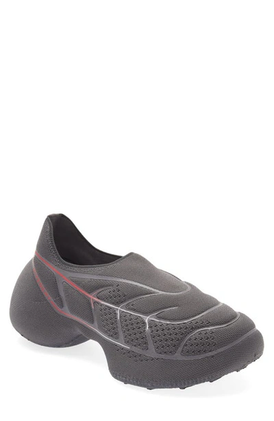 Givenchy Men's Tk 360+ Low-top Mesh Sneakers In Grey/ Red