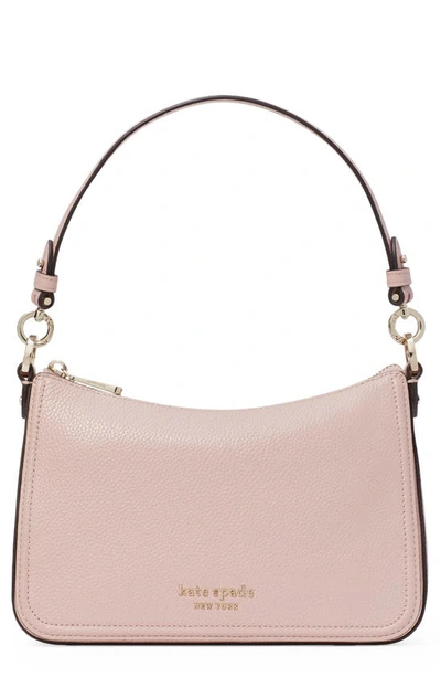 Kate Spade Hudson Pebbled Leather Medium Shoulder Bag In French Rose