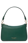 Kate Spade Hudson Pebbled Leather Medium Shoulder Bag In Arugula