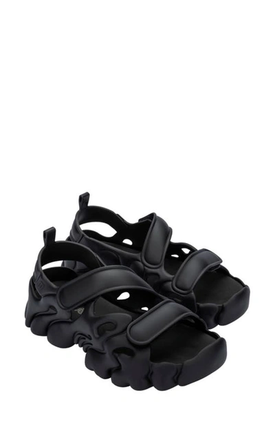 Collina Strada Melissa X  Puff Hiking Sandal In Al060 Matte Black