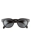 Celine Bold 3 Dots 49mm Square Sunglasses In Black/gray