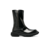Adieu Black Type 184 Leather Ankle Boots In Black