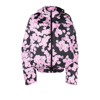 NATASHA ZINKO BLACK PIXEL ROSES PRINT PUFFER JACKET,FW22D1NZ4220118448606