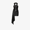 Maria Lucia Hohan Black Delfina Ruched Mini Dress In Black