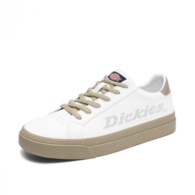 Dickies 板鞋男2022秋季新款侧边logo潮酷设计拼接拼色休闲运动鞋 In White