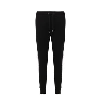 Dolce & Gabbana Cotton Jogging Pants In Black