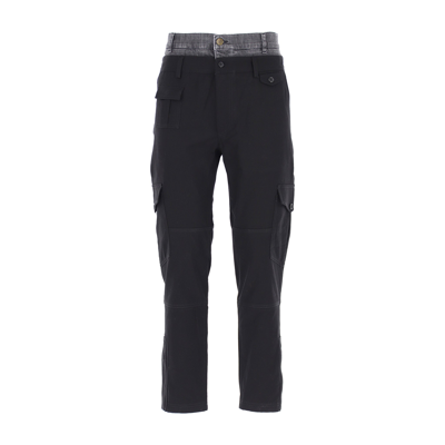 Dolce & Gabbana Denim Trousers In Black