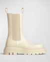 Bottega Veneta The Tire Boots In 9086 Sea Salt