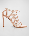 Prota Fiori Jamesia Biologic Silk Caged Sandals In Sirolo