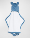 Little Giraffe Kids' Luxe Hooded Towel In Cornflower