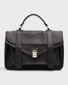 Proenza Schouler Ps1 Medium Satchel Bag In Navy