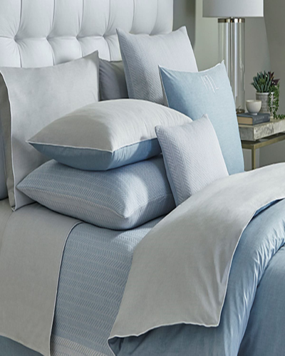 Home Treasures Asher Standard Pillowcases, Set Of 2 In Granite