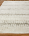 Exquisite Rugs Wynnedott Hand Loomed Rug, 10' X 14' In Ivory/silver