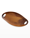 Nambe Portables 18-inch Wood Tray